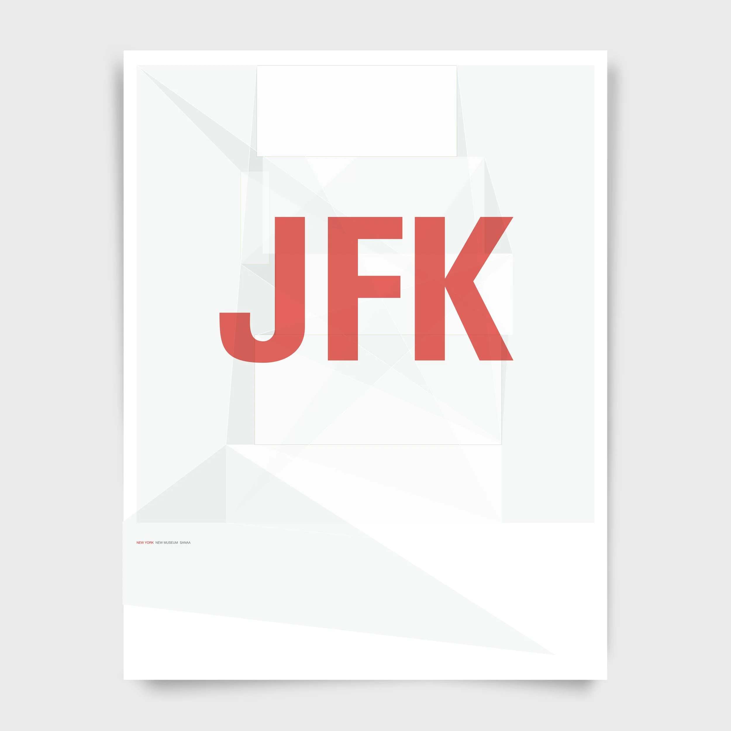 JFK, Destinations Series, 55.9 x 43.2