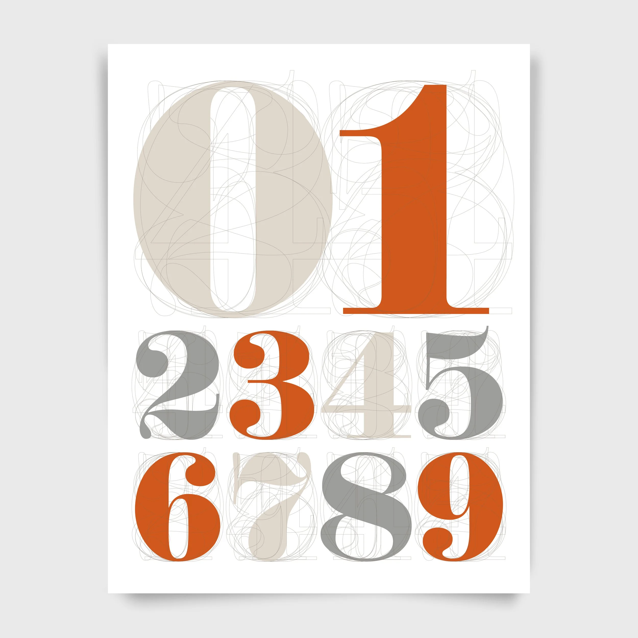 Fette Fraktur, Glyphs Series, 55.9 x 43.2