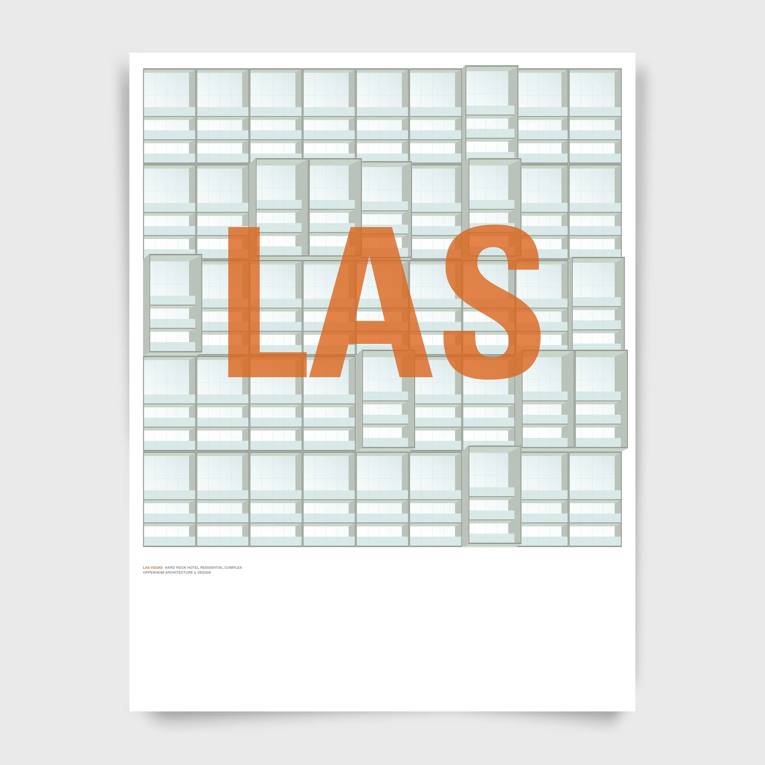 LAS2, Destinations Series, 55.9 x 43.2
