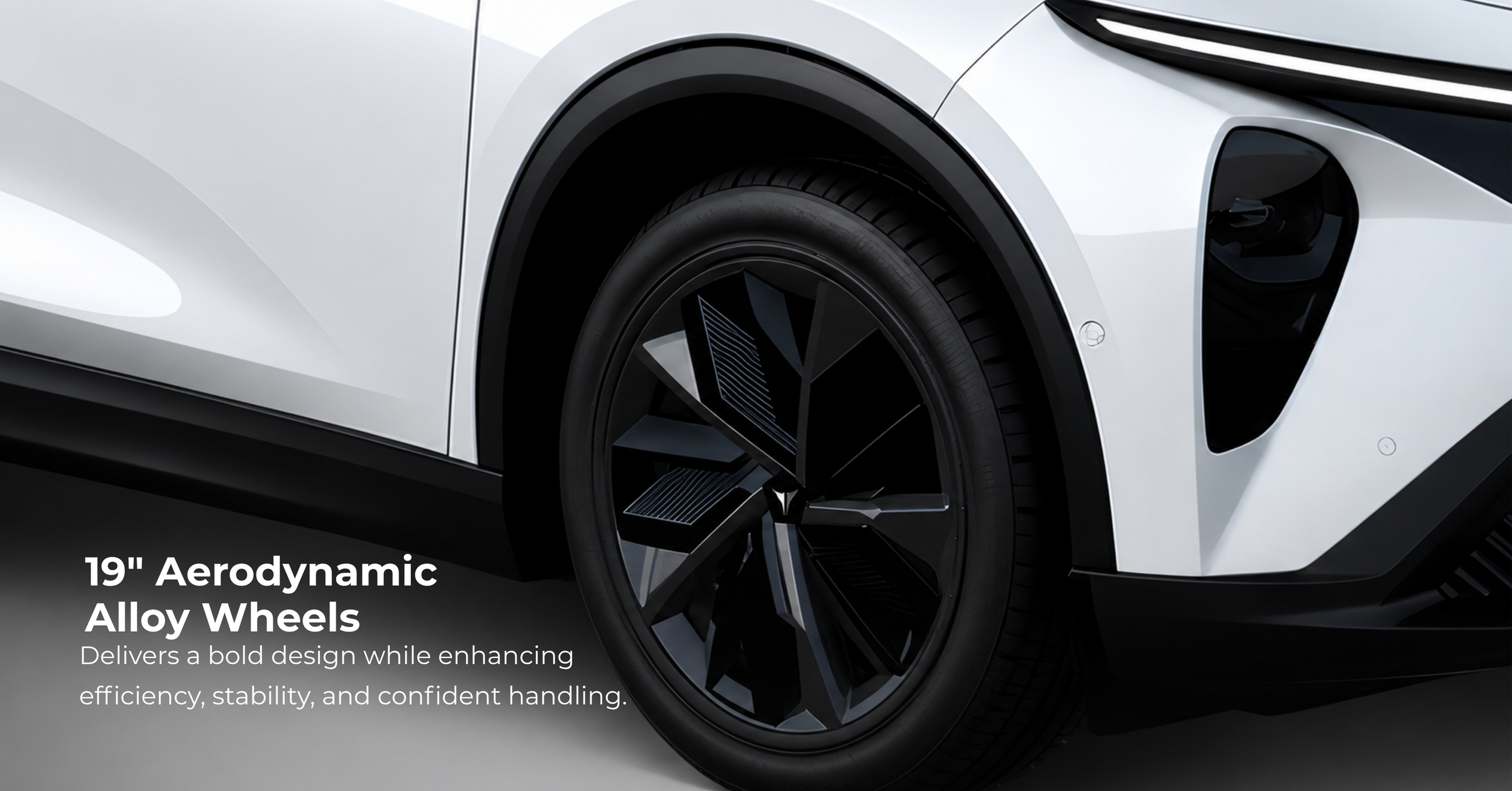 19 inch Aerodynamic Alloy Wheels