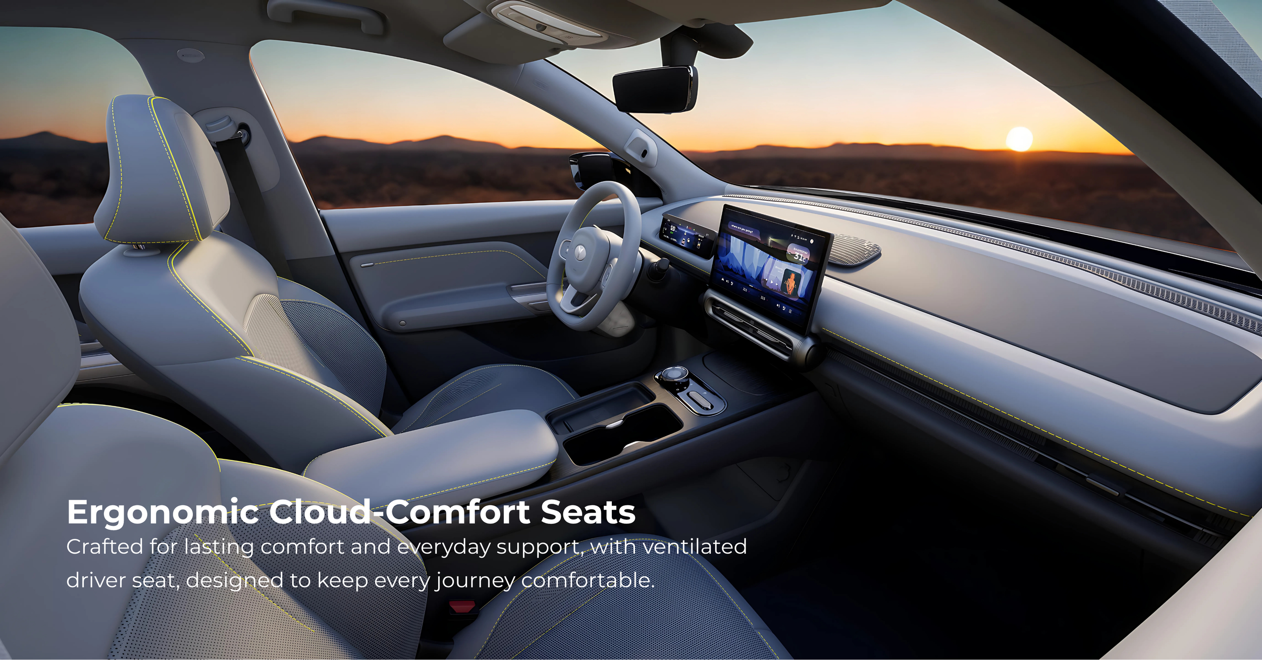Ergonomic Cloud-Comfort Seats