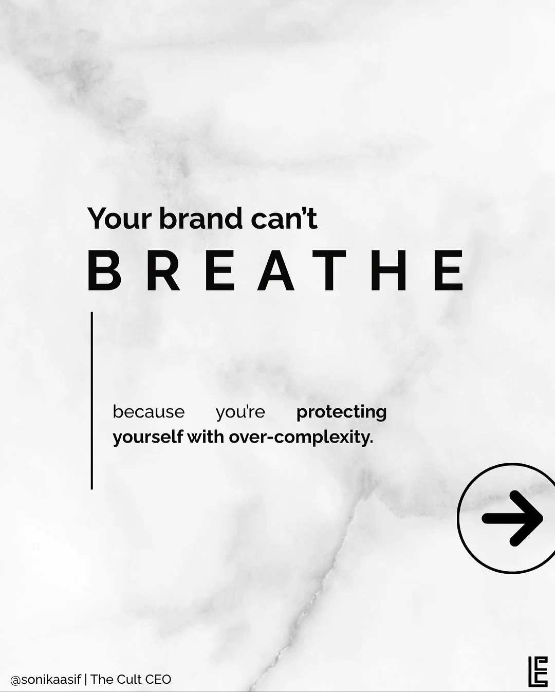 Every time I help a client delete half their copy, something wild happens:
They start selling again.

Because simplicity isn&rsquo;t boring &mdash; it&rsquo;s magnetic.
It&rsquo;s what happens when your Genius finally trusts itself enough to stop ove