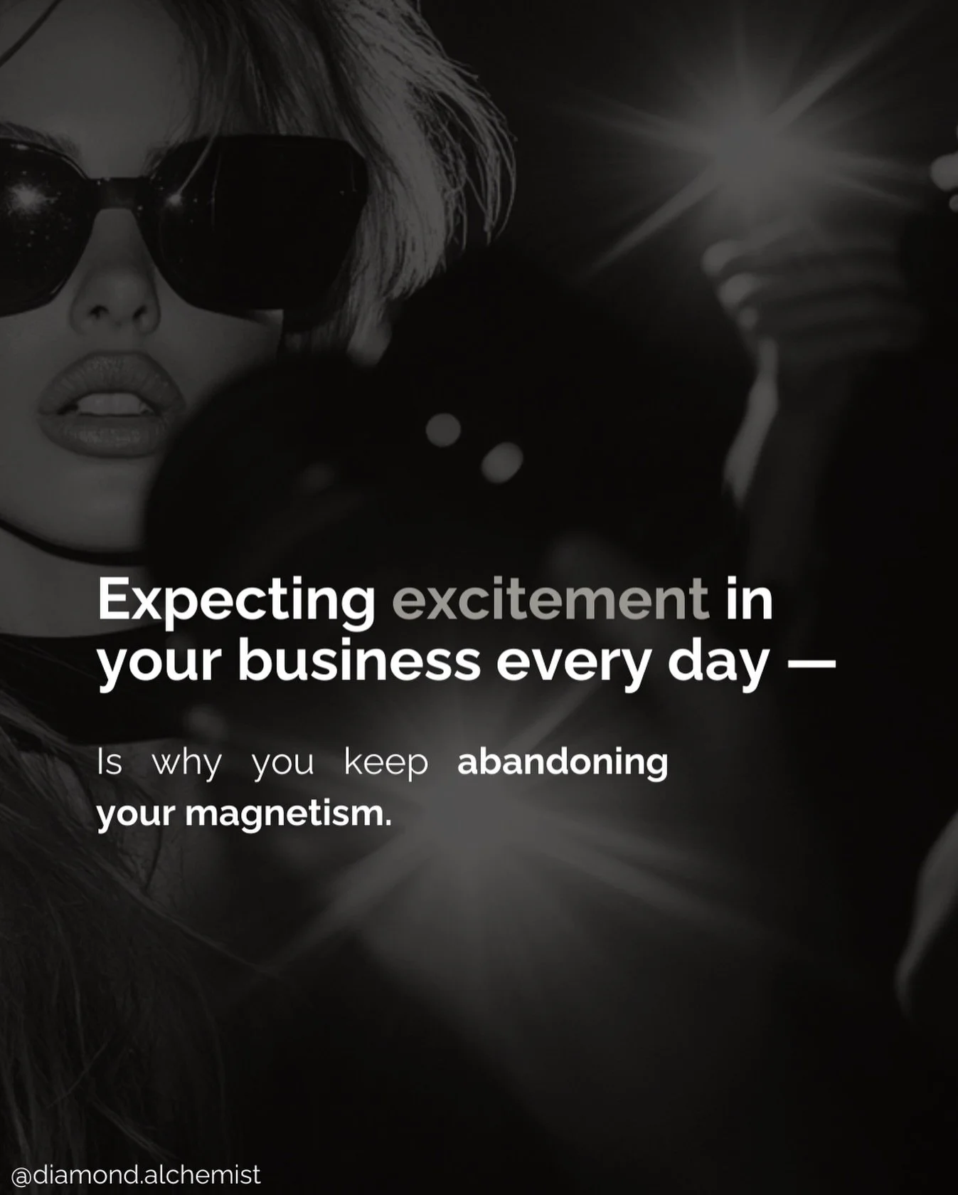 Settle in, cuz this is going to hurt 🤭🔪

You&rsquo;ve been conditioned by the &ldquo;feel good and manifest money&rdquo; crowd, that your business should always feel that way. 

Good. Flowy. Easy. 

And it&rsquo;s the entire reason you get &ldquo;c