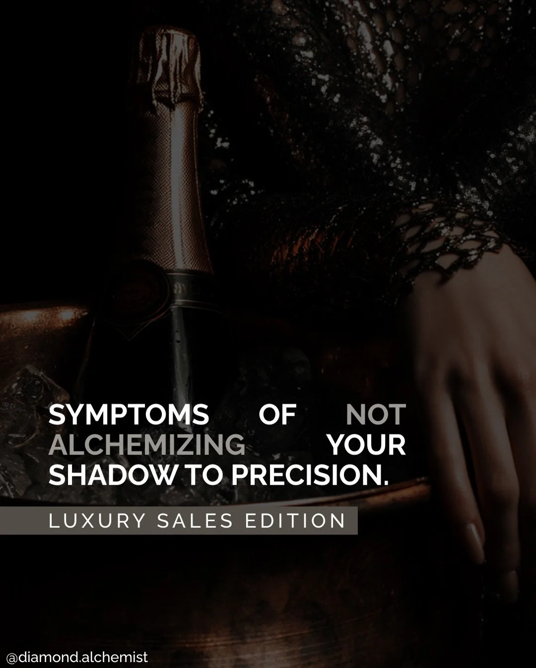 It&rsquo;s tiiiimmeee&hellip; to stop confusing your Luxury instincts with Shadow. 😉 

Half the things you believe are your shadow? Are your gateway to next-level luxury clients, and a whole different level of Genius that&rsquo;s ready to stream thr
