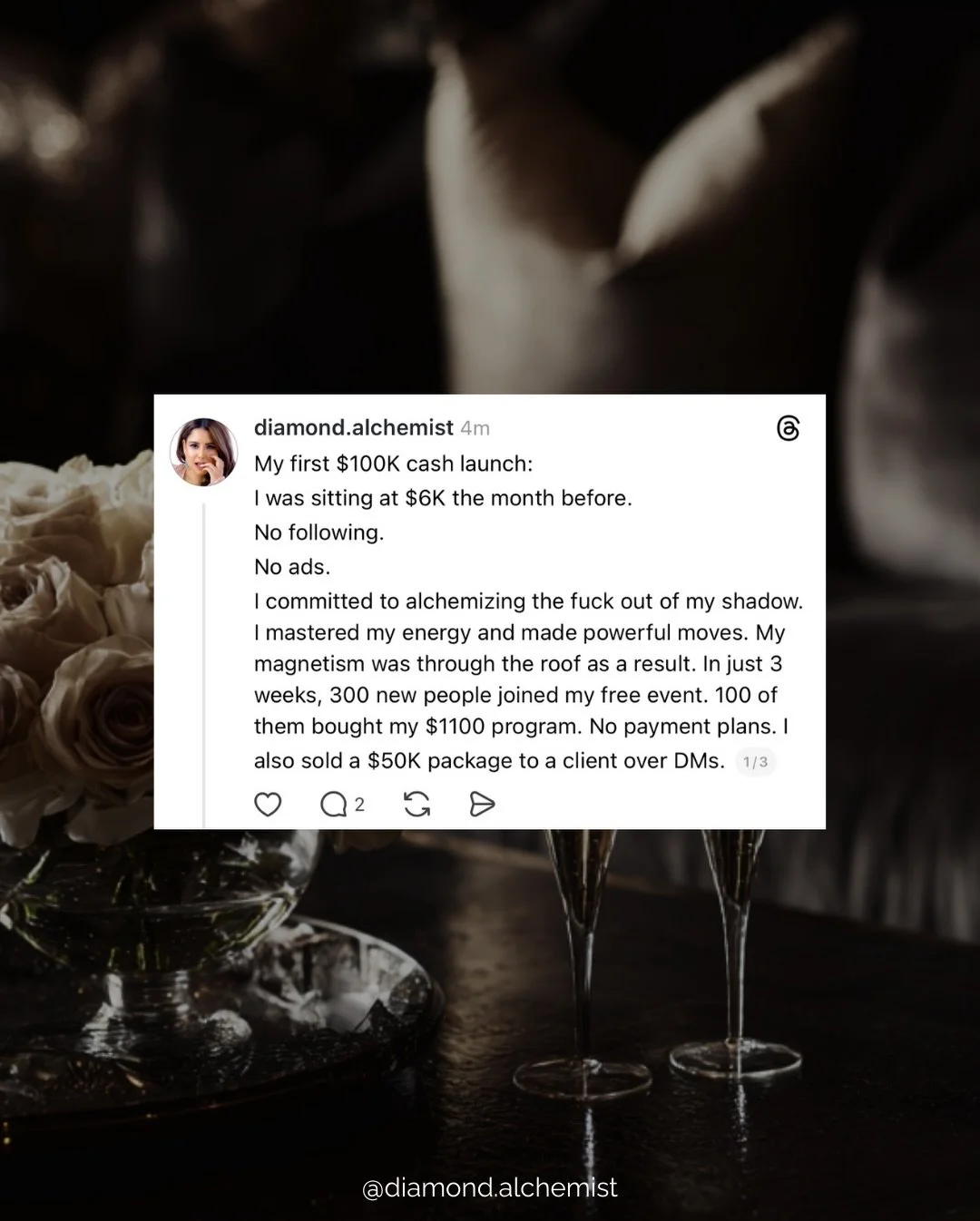 I wanted to prove to myself that frequency was king. And so I did. 
I was trying to achieve this number for years before this point. Turns out I was never getting to the precise root of my issue. Once I mastered alchemy? I&rsquo;ve never looked back.