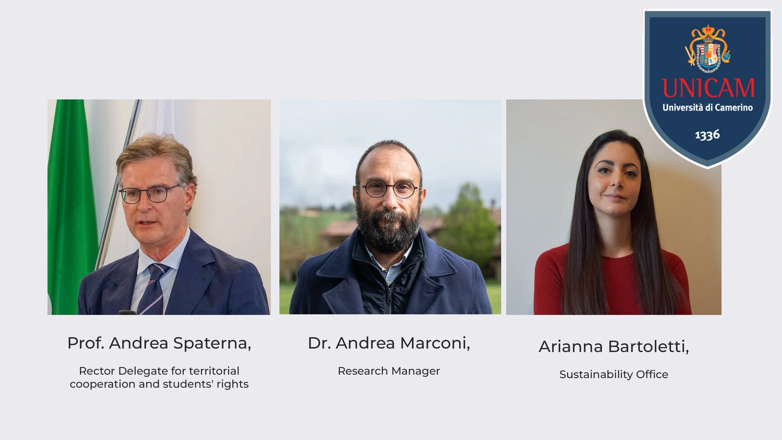 Interview with partner organisation: University of Camerino-UNICAM&nbsp;&nbsp;