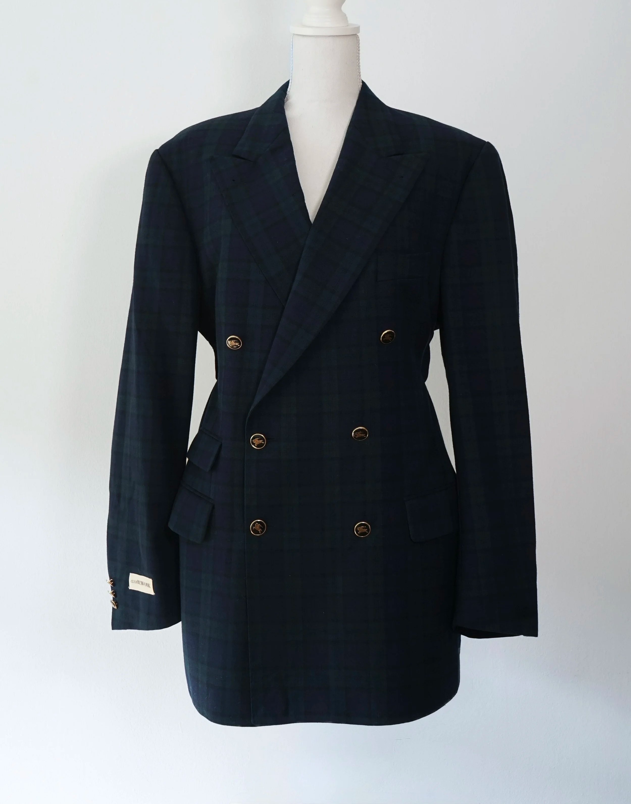 Lucy dress - Burberry green/blue