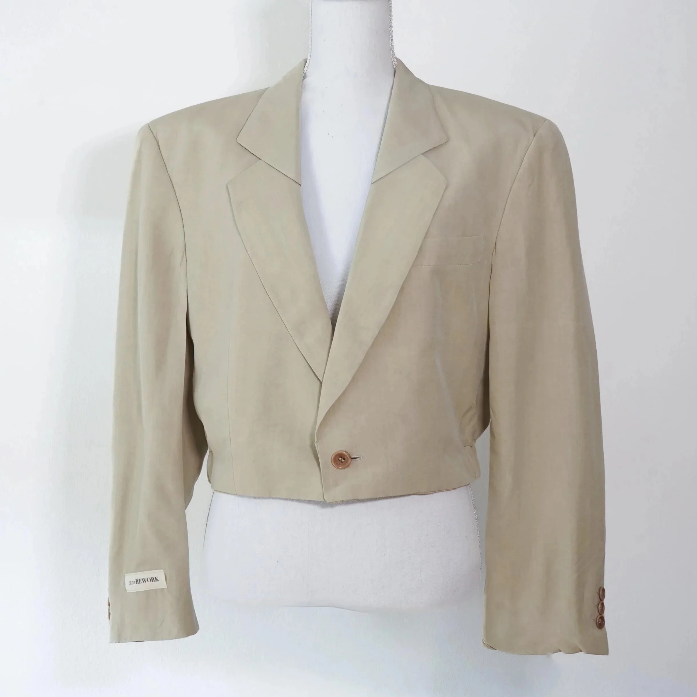 Nina blazer - beige viscose