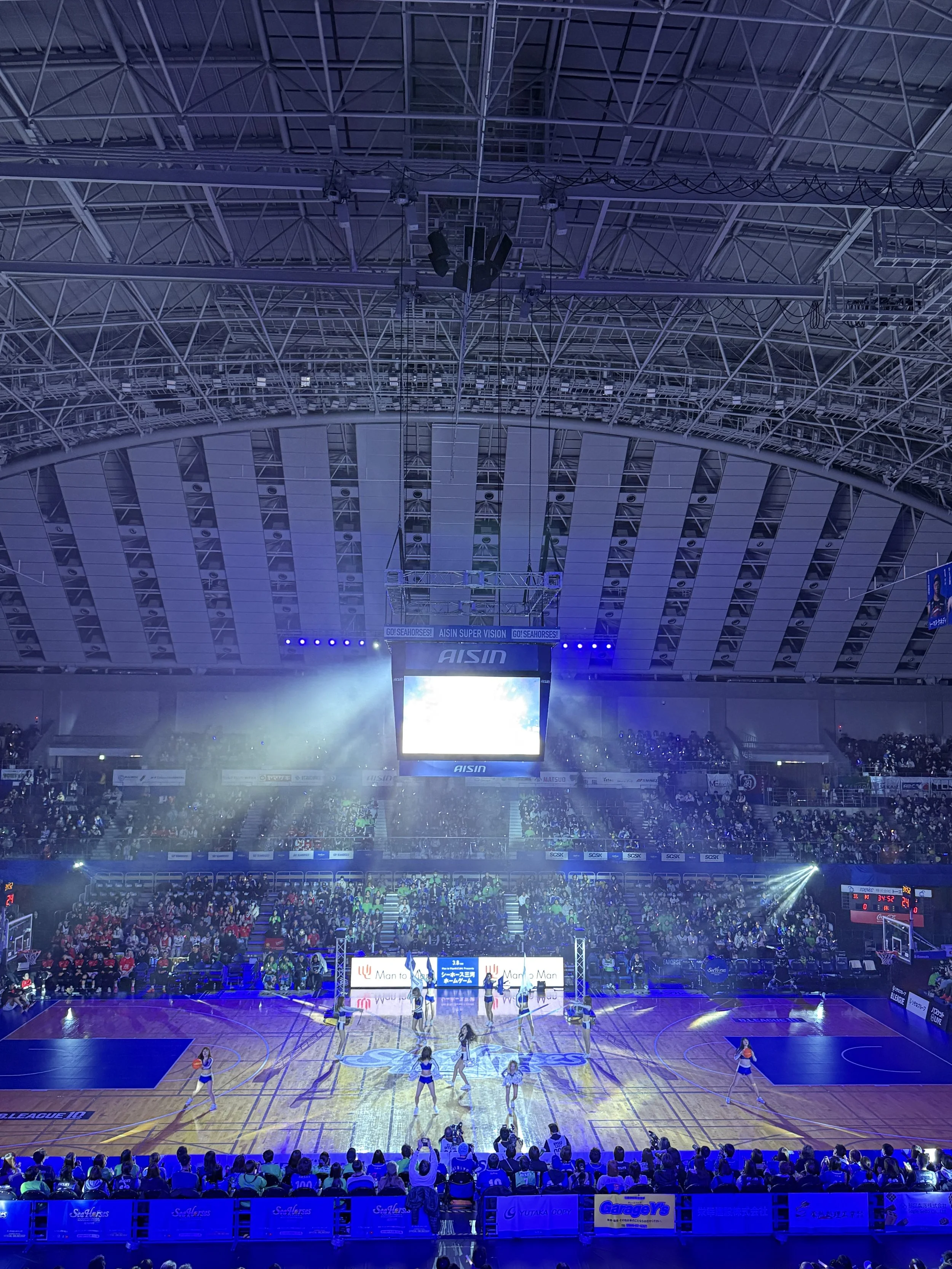 【実況】B.LEAGUE シーホース三河 vs 富山グラウジーズ GAME2（3/8）