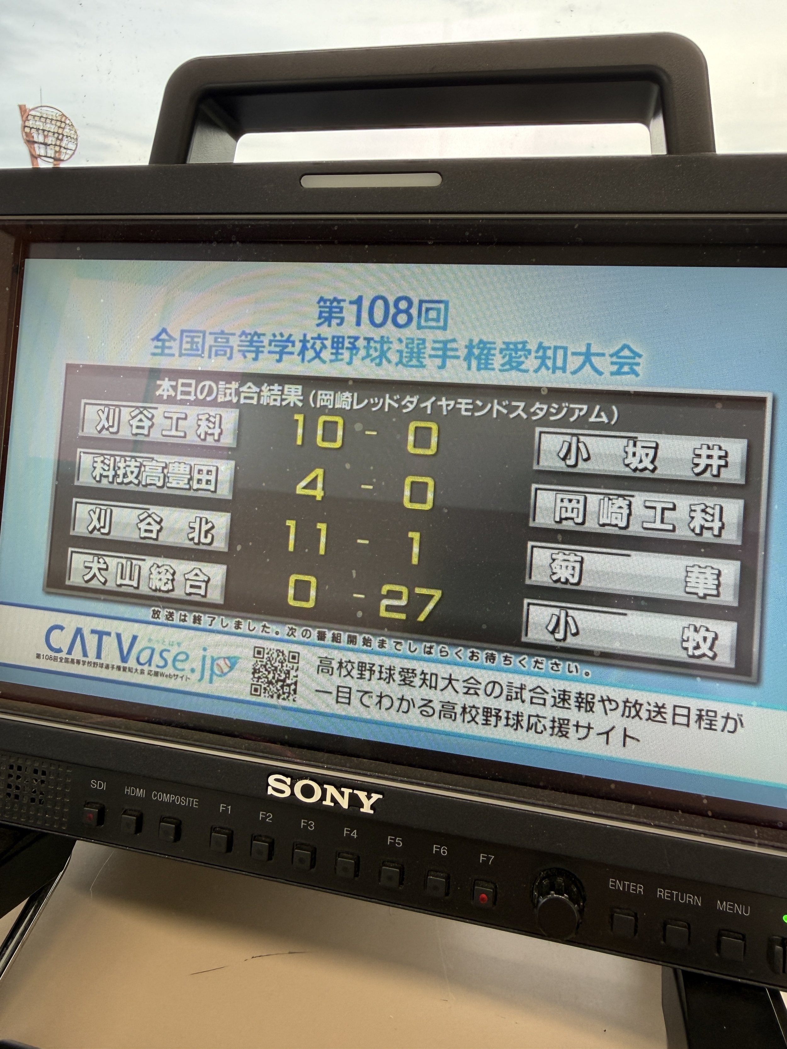【実況】高校野球愛知大会 刈谷工科 vs 小坂井、科技高豊田 vs 岡崎工科、刈谷北 vs 菊華、犬山総合 vs 小牧（7/7）