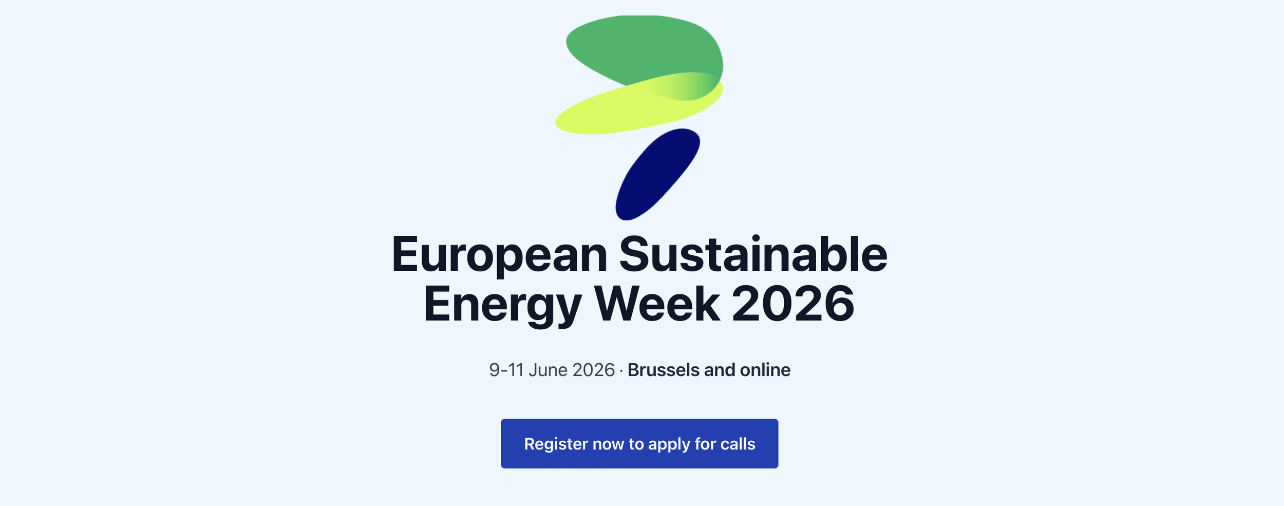 EU Sustainable Energy Week (EUSEW) 2026