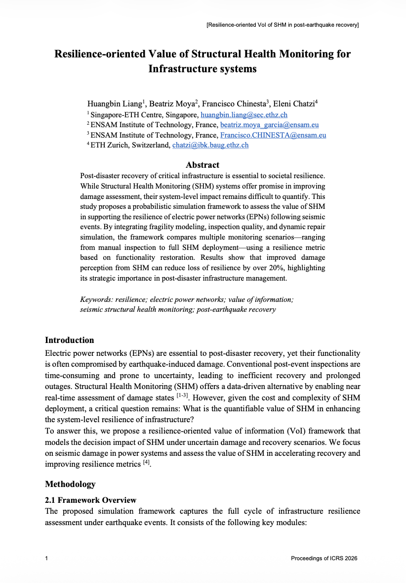 Resilience-oriented Value of Structural Health Monitoring for Infrastructure systems