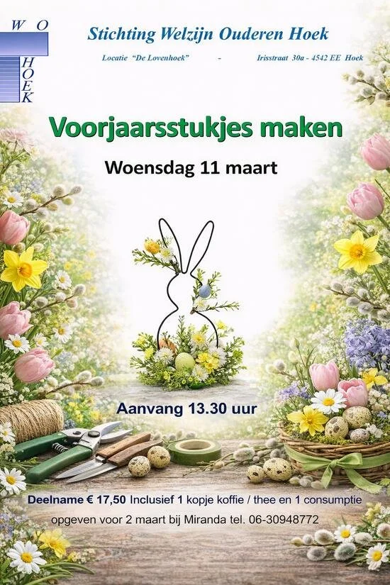 Voorjaarsstukje maken