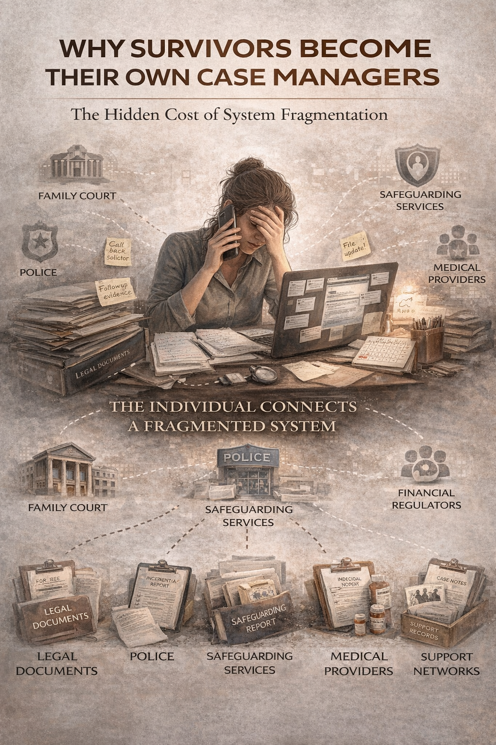 Why Survivors Become Their Own Case Managers