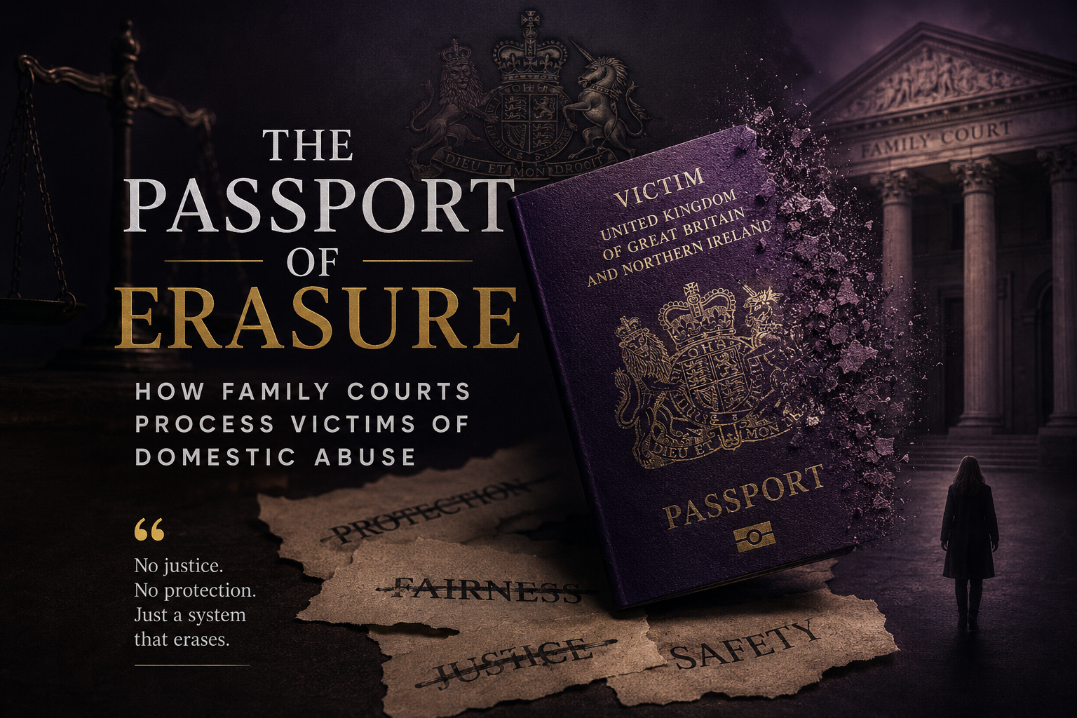 THE PASSPORT OF ERASURE — HOW FAMILY COURTS PROCESS VICTIMS OF DOMESTIC ABUSE