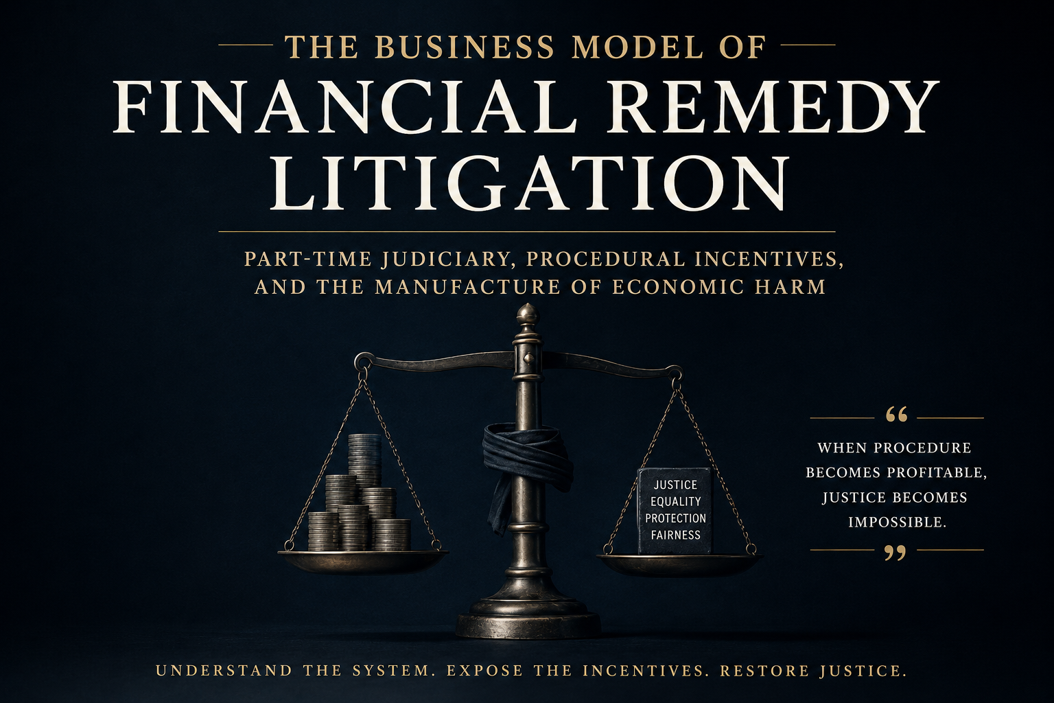 THE BUSINESS MODEL OF FINANCIAL REMEDY LITIGATION
