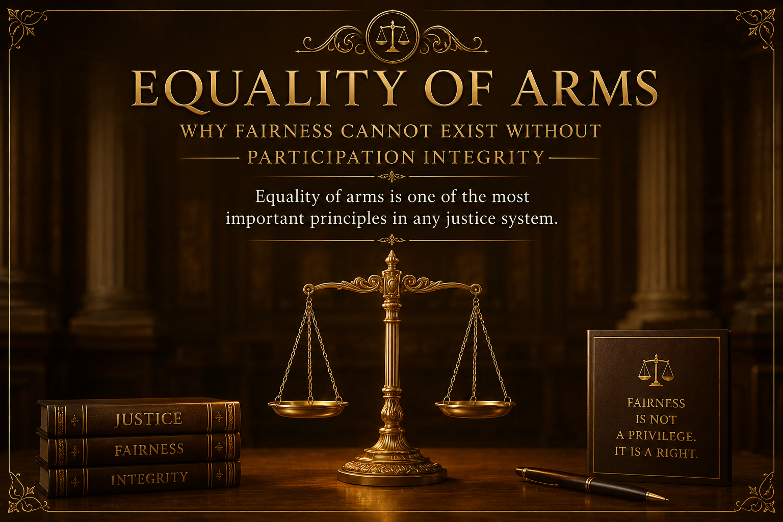 EQUALITY OF ARMS