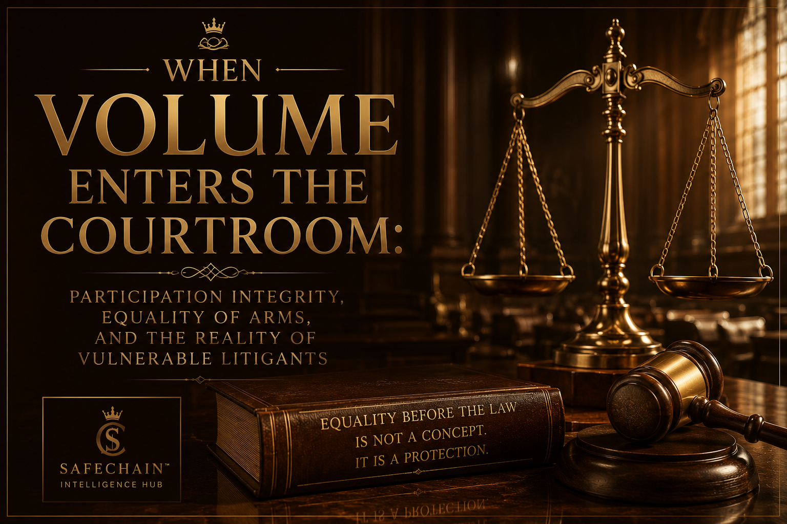 When Volume Enters the Courtroom: