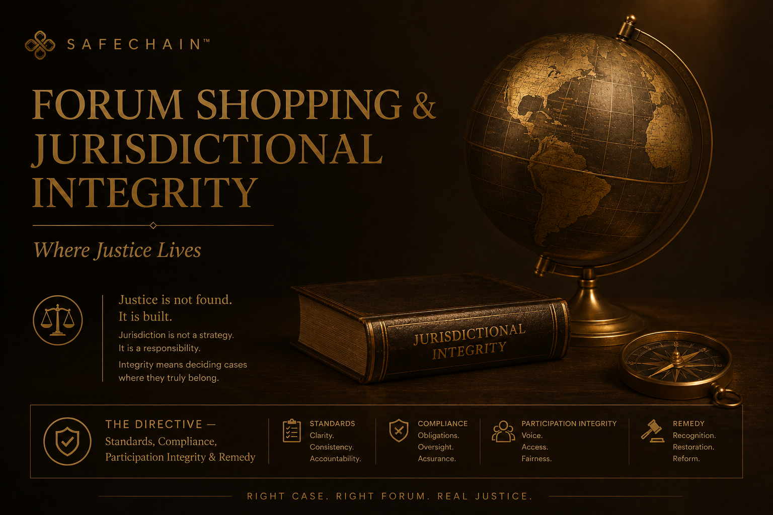 FORUM SHOPPING &amp; JURISDICTIONAL INTEGRITY