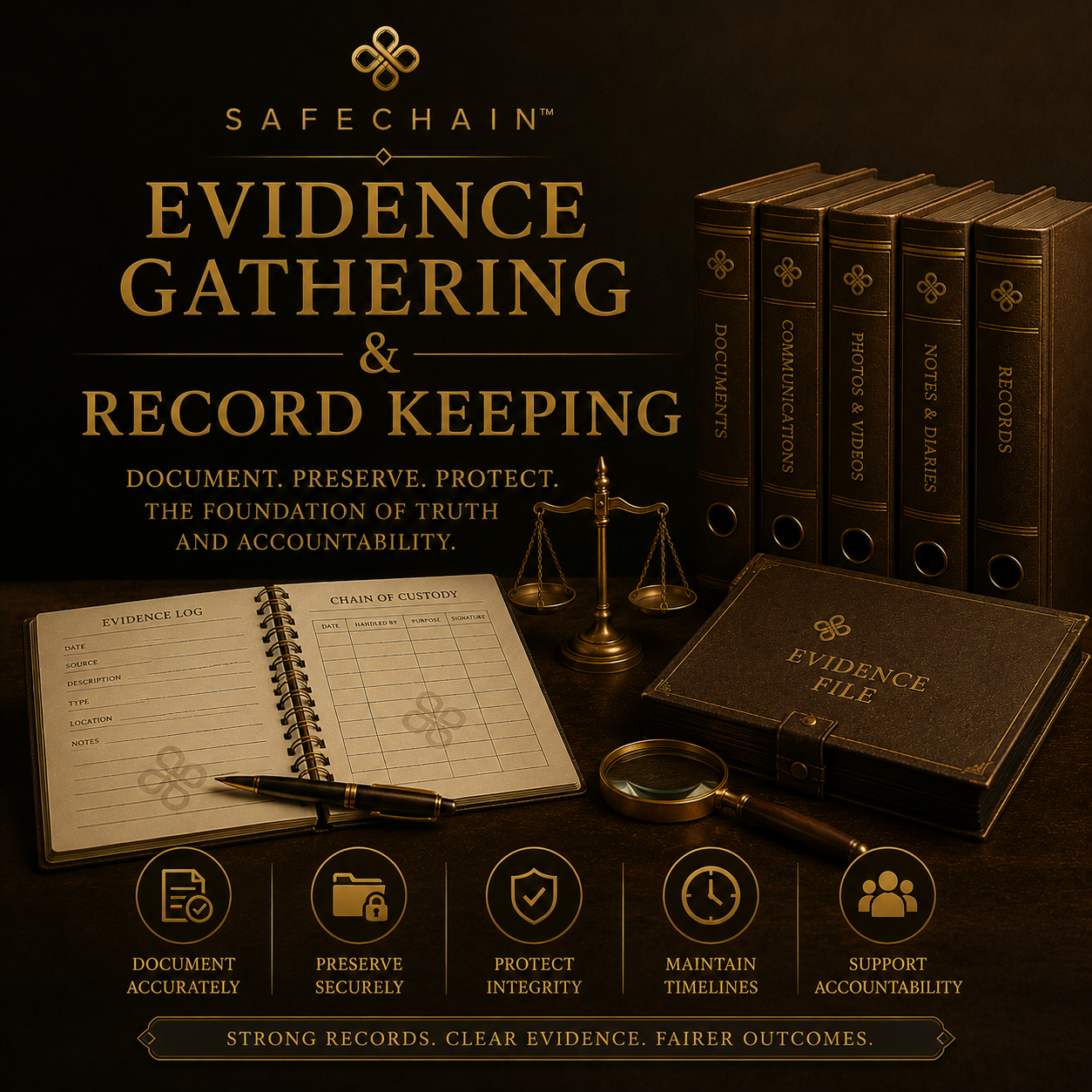 EVIDENCE GATHERING &amp; RECORD KEEPING