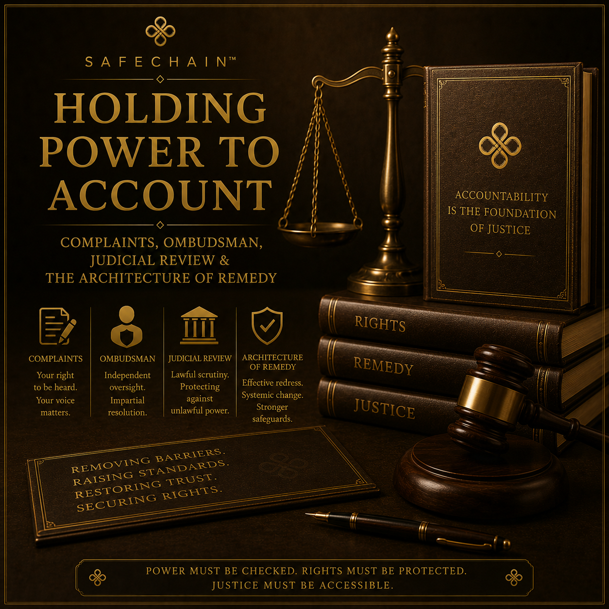 HOLDING POWER TO ACCOUNT