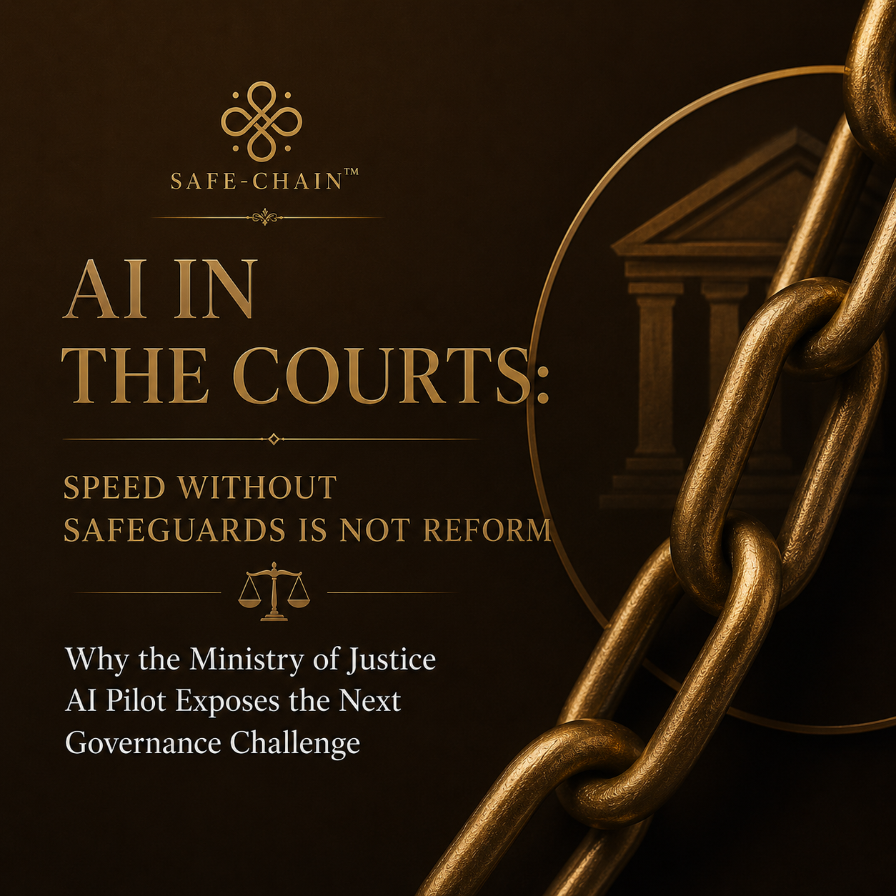 AI IN THE COURTS: SPEED WITHOUT SAFEGUARDS IS NOT REFORM