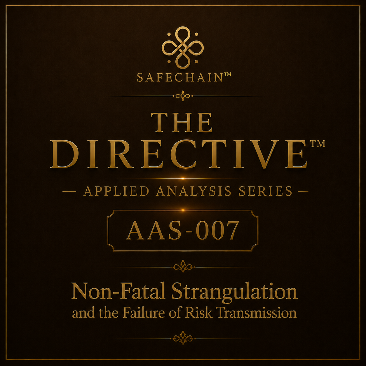 APPLIED INSTITUTE ANALYSIS SERIES —AIAS-007