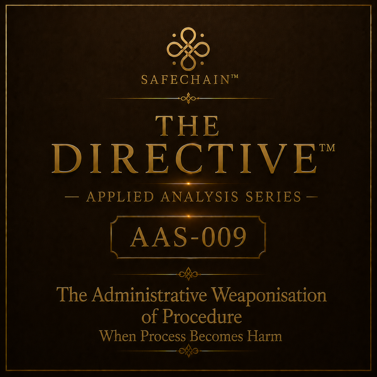 APPLIED ANALYSIS SERIES — AAS-009