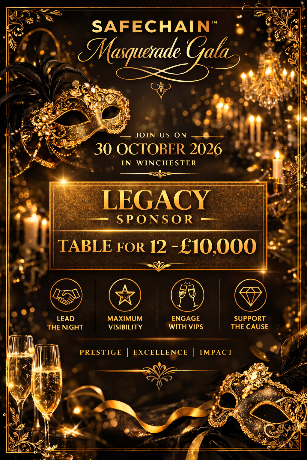 Legacy Sponsor — Table for 12 — £10,000
