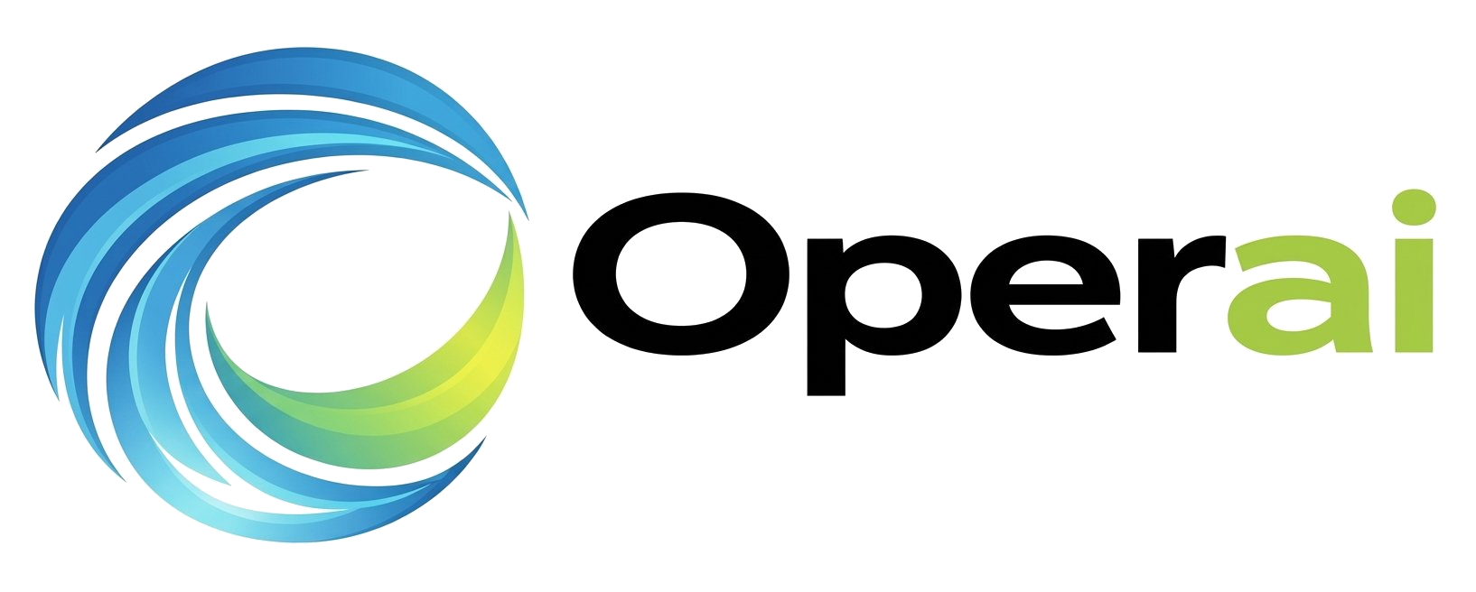 Logo with a blue and green circular swirl design next to the word 'Operational' in black and green text