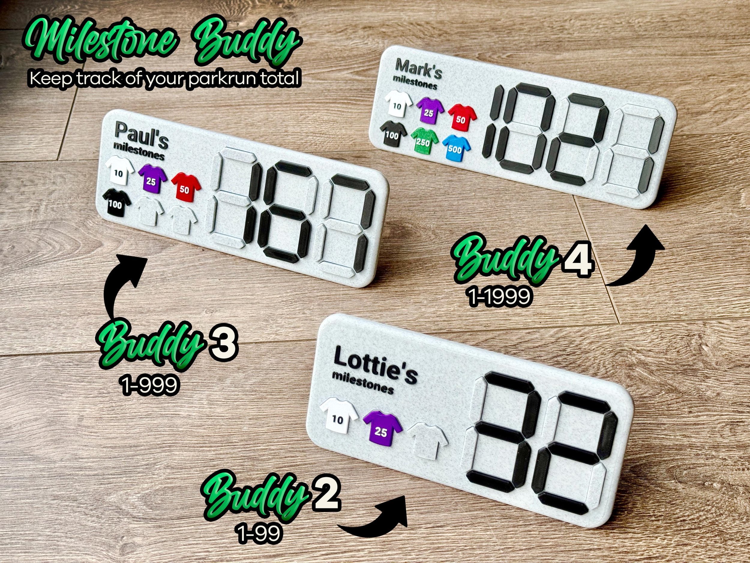 Milestone Buddy parkrun counter