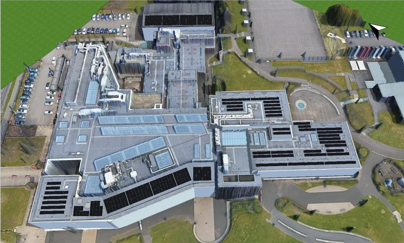 199.18 kWp Solar PV Layout and Mounting Design for an Education Building in Greater Manchester