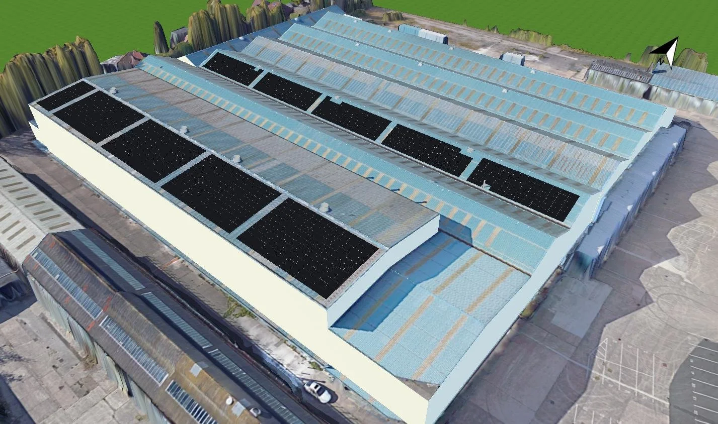416.70 kWp Solar PV Design for an Industrial Manufacturing Site in Stockport