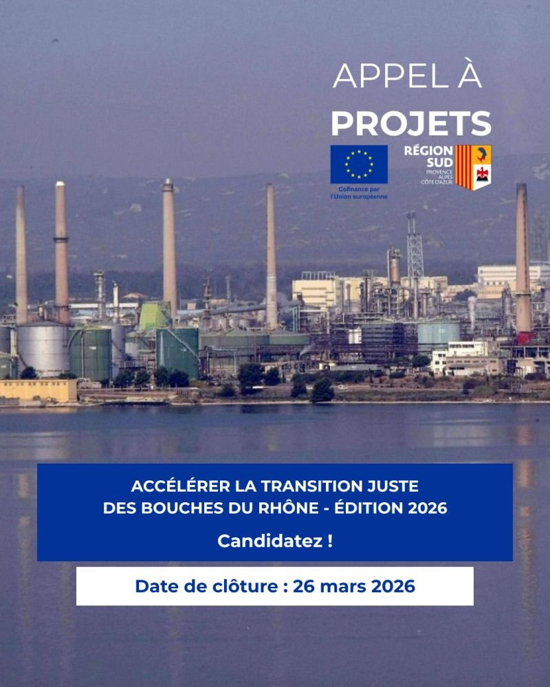 Appel à projets – Accélérer la transition juste des Bouches-du-Rhône | Édition 2026
