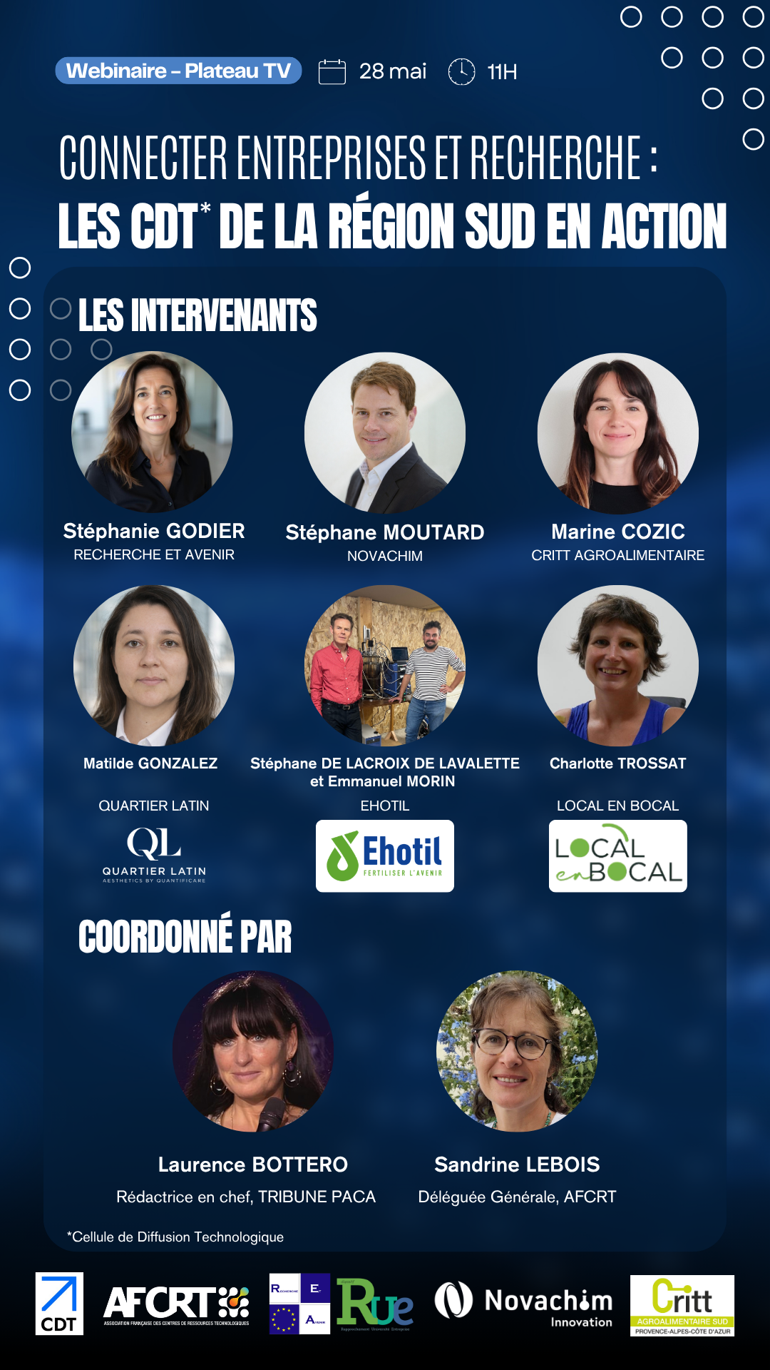 Webinaire | Connecter entreprises et recherche : les CDT de la Région Sud en action