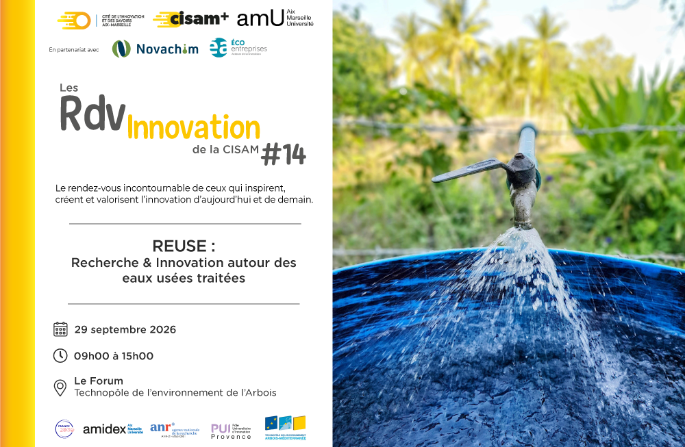 REUSE : Recherche &amp; Innovation autour des eaux usées traitées — RDV Innovation de la CISAM #14