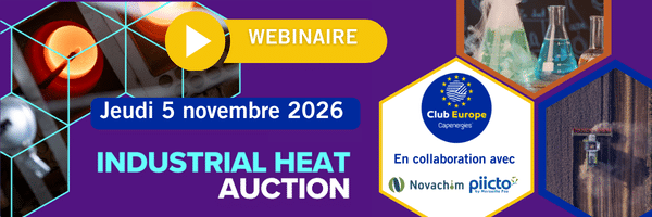Webinaire | Financer la décarbonation de votre chaleur industrielle : anticipez la réouverture du Heat Auction