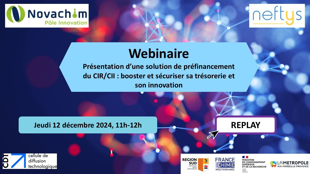 Replay [WEBINAIRE] « Présentation d’une solution de préfinancement du CIR/CII