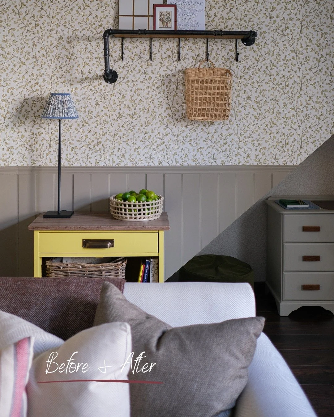 Small homes always have to work hard, and this apartment in Brighton was no different. The rear elevation of the living room had to serve as both a console area on entry with ample storage, and a desk area to the underside of the staircase for occasi