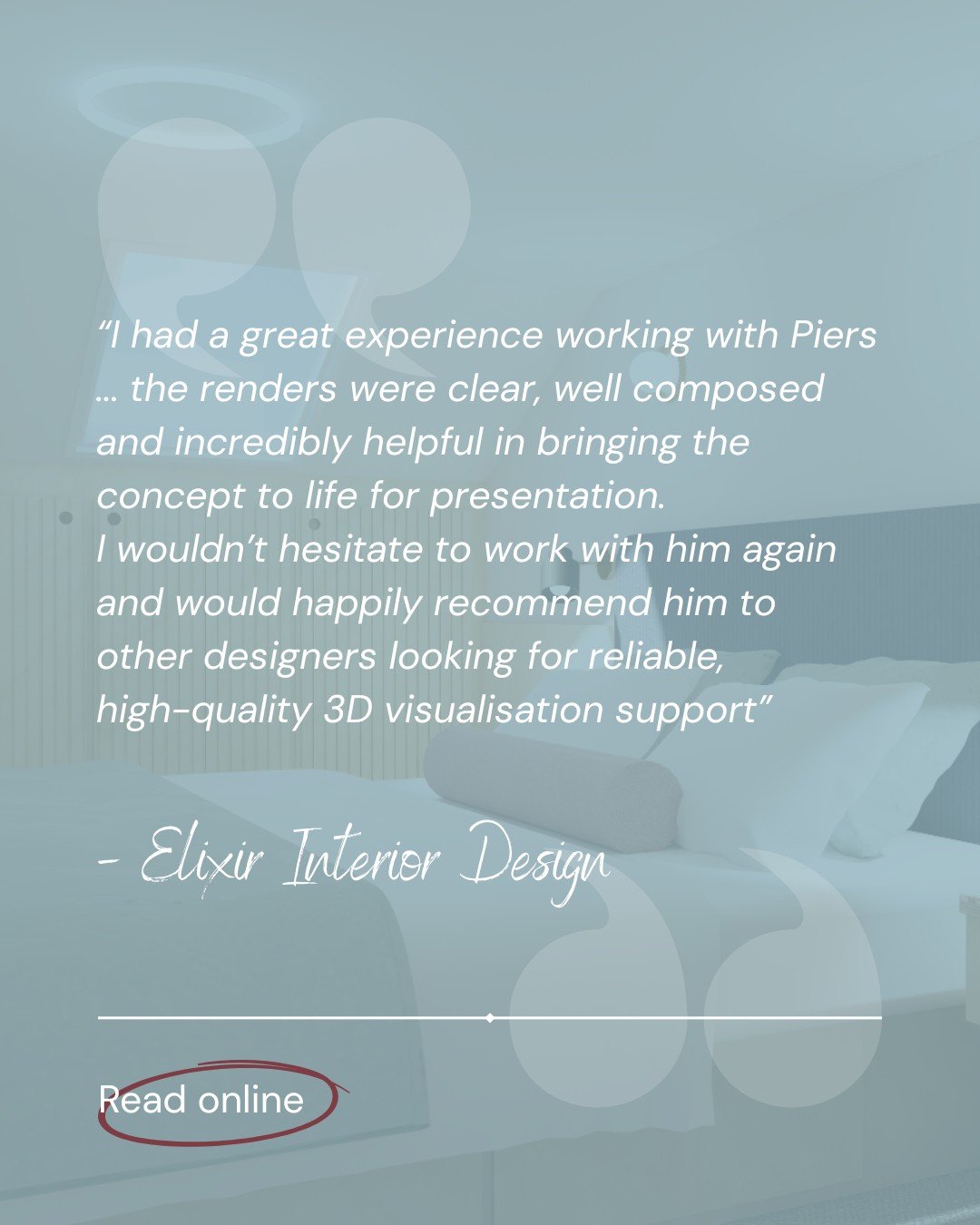 Alongside our residential client work, we're always delighted to offer our freelance consultancy services to independent design studios seeking additional support or access to specialist software. Discover more about our B2B services at the link in o