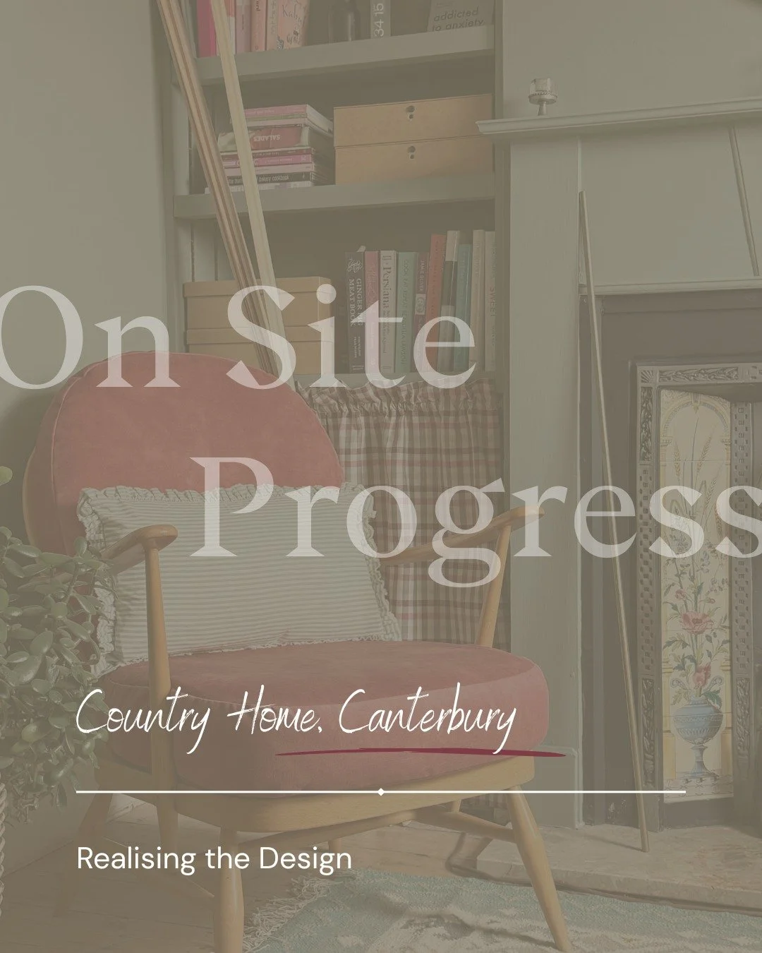 Our Country Home project in Canterbury saw some very exciting progress pre-Christmas, with the install of panelling to the walls. Wrapped in the gorgeous pink hue, 'Piglet' by @coatpaints , once complete, it promises to be a beautifully warm and welc