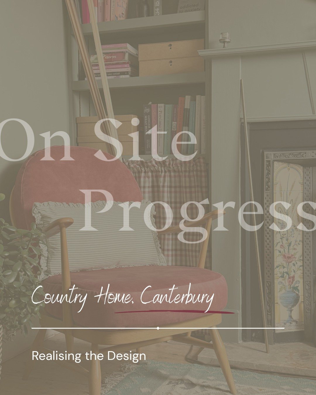 Our Country Home project in Canterbury saw some very exciting progress pre-Christmas, with the install of panelling to the walls. Wrapped in the gorgeous pink hue, 'Piglet' by @coatpaints , once complete, it promises to be a beautifully warm and welc