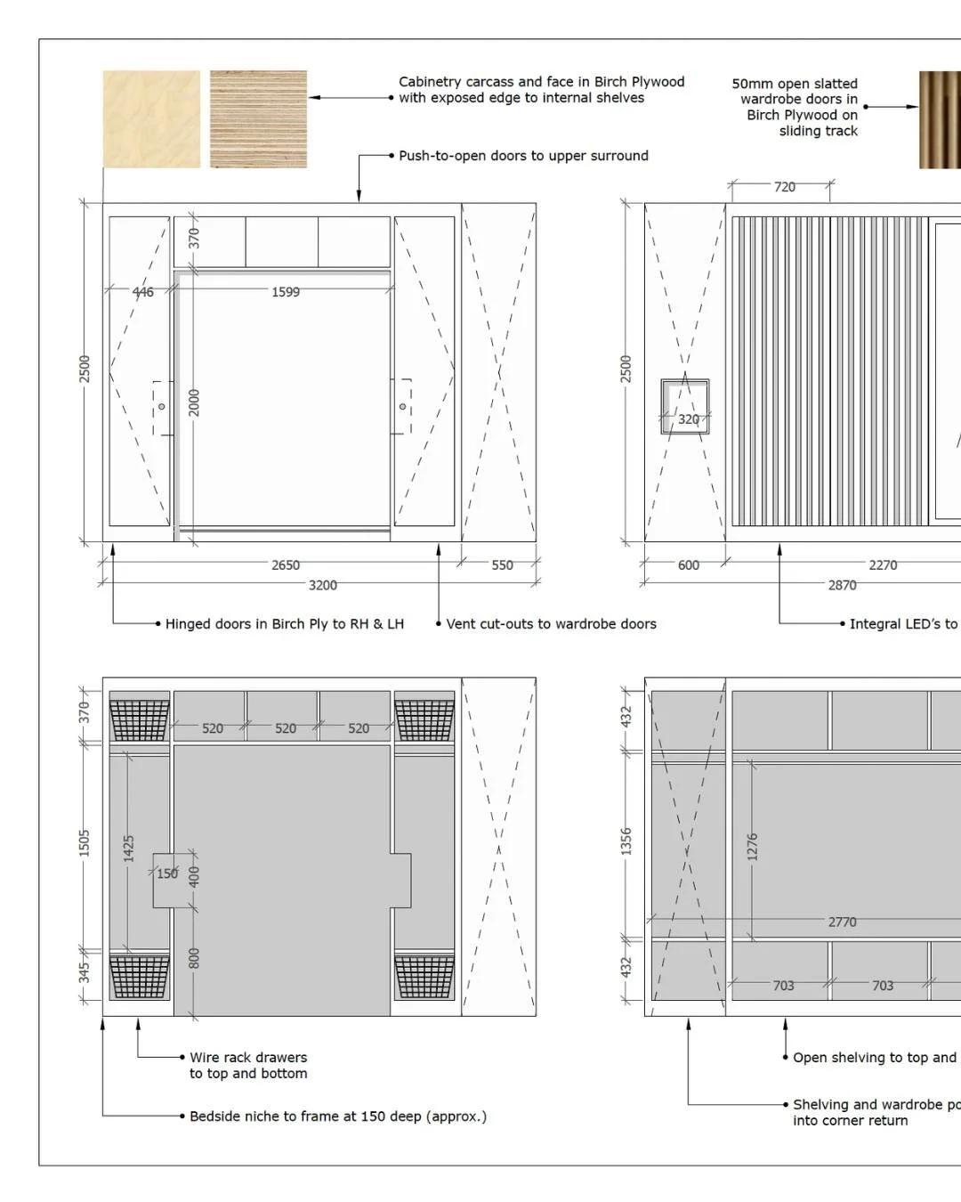 "If you fail to plan, you plan to fail" 
When it comes to bespoke cabinetry, a lack of forethought and planning can often lead to costly design mistakes. This is where we can help, producing detailed joinery plans such as this one for @elix