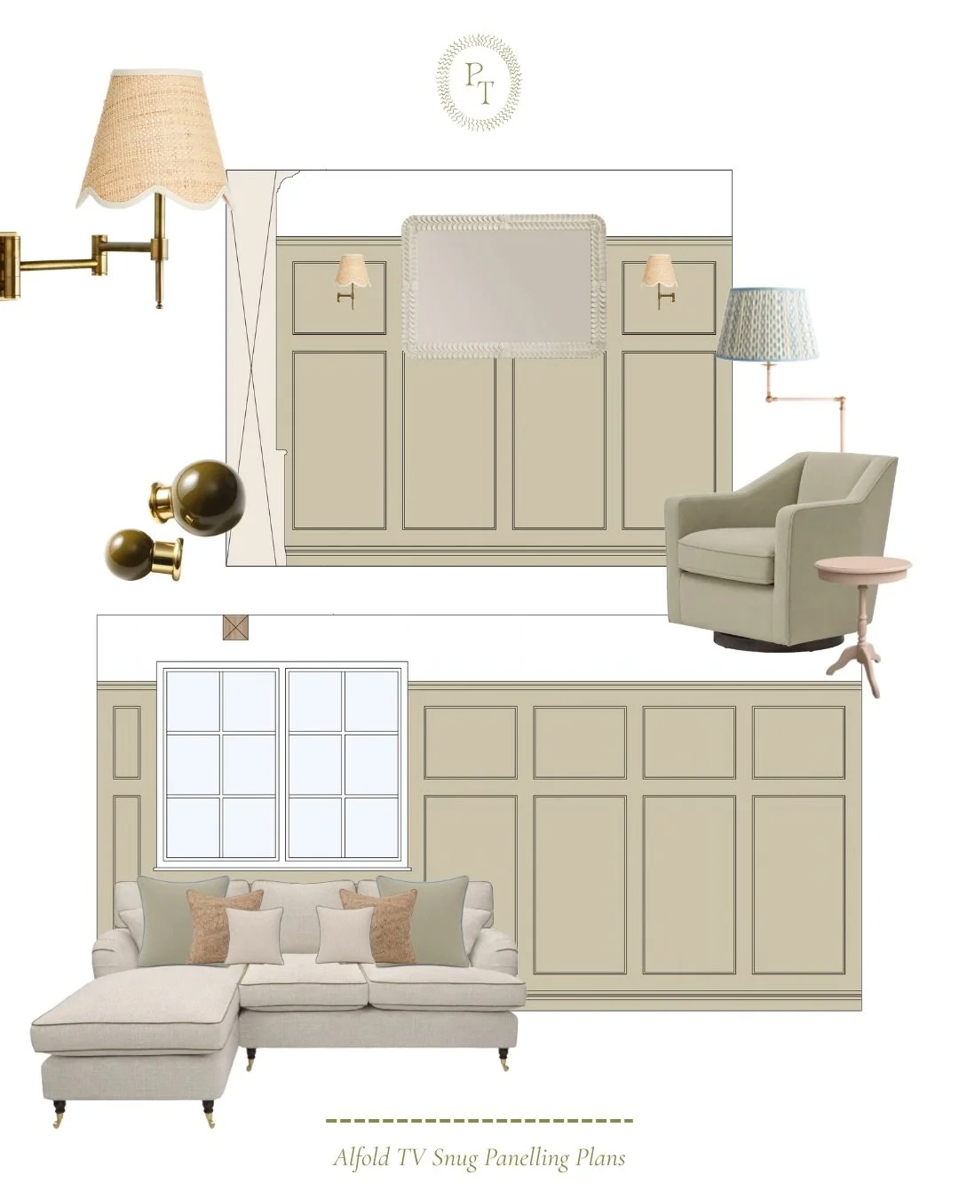✨️ Project Update ✨️ 
We&rsquo;re delighted to be moving ahead with the build and install of our sumptuous TV snug project, with all drawings signed off - including these latest panelling plans -, the build pack compiled, and a build team appointed. 