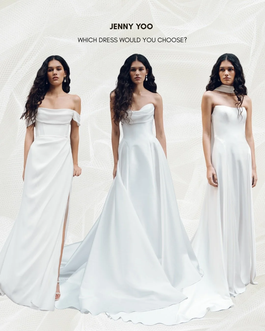 Sandra is sleek and timeless fitted to perfection with a wrap skirt and leg slit ✨
Romina is a beautifully structured A-line, effortlessly elegant 🤍
Addilyn is the perfect slipper satin flattering on all shapes and sizes

Which one is your favourite