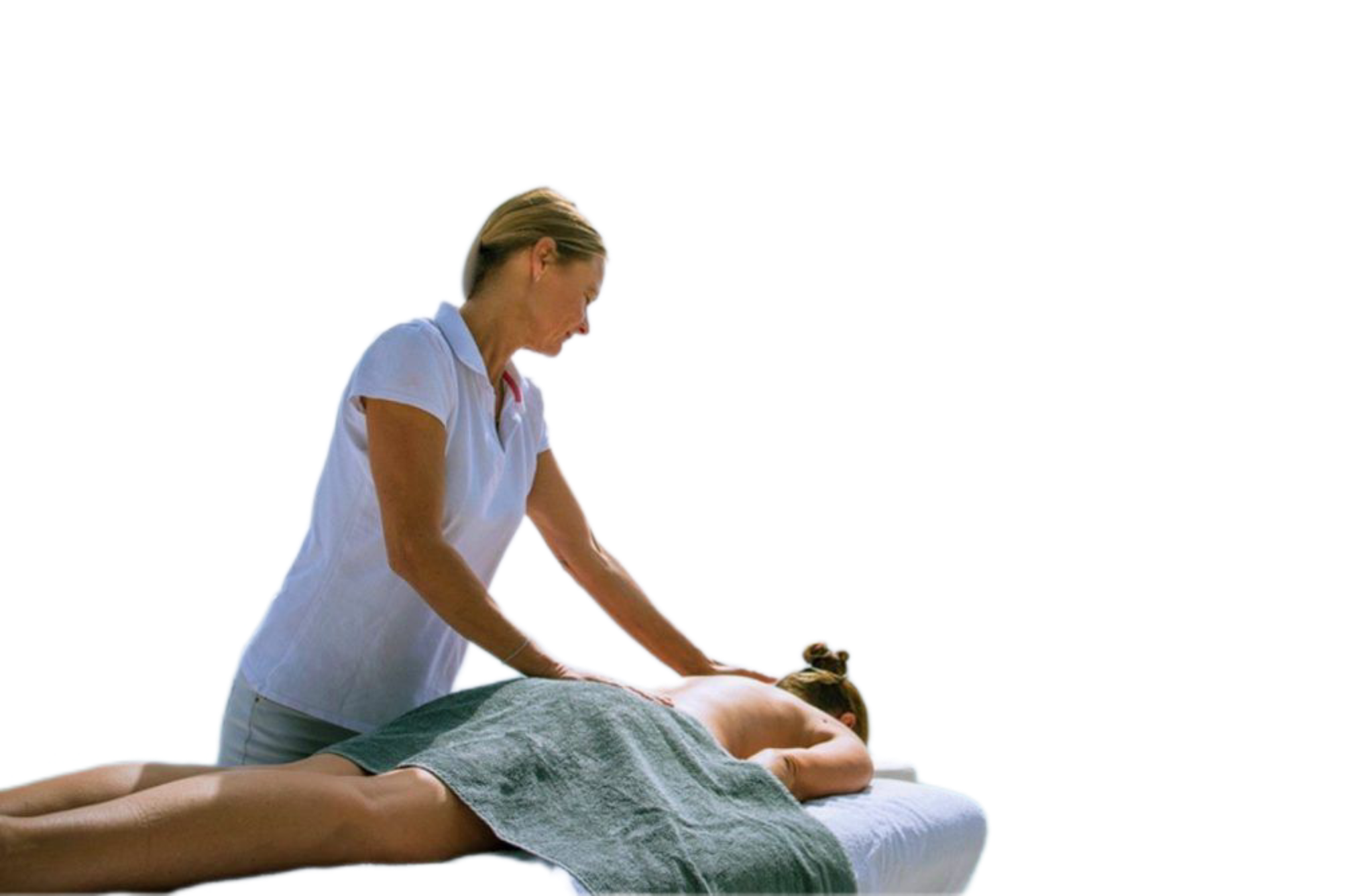 Massage sur un bateau