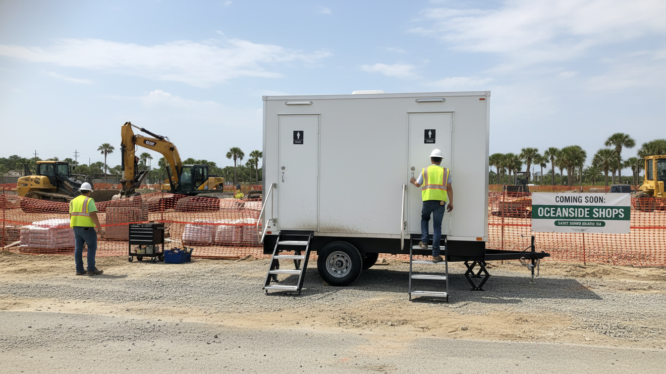 construction restroom trailer rentals georgia