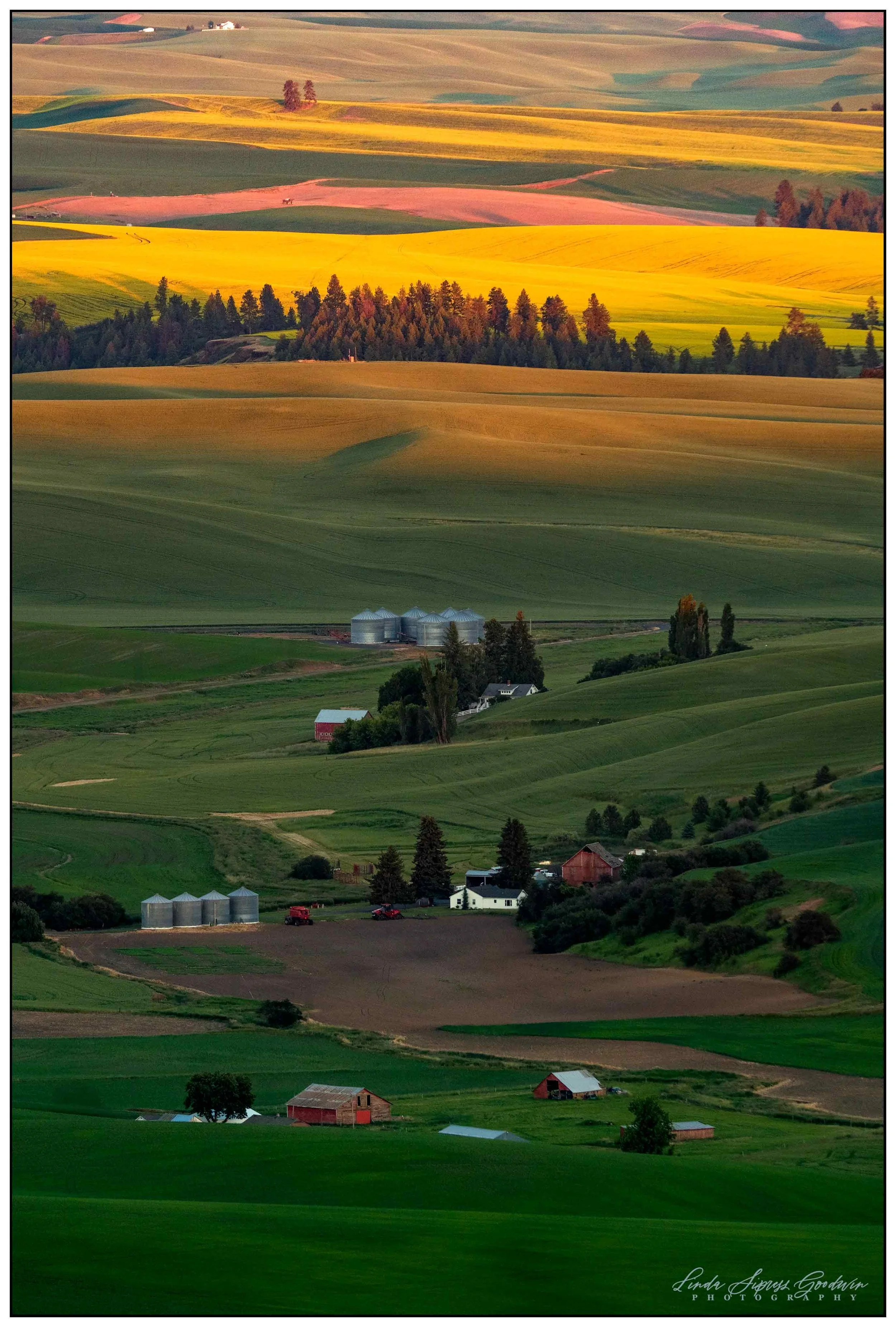 sunset from Steptoe Butte