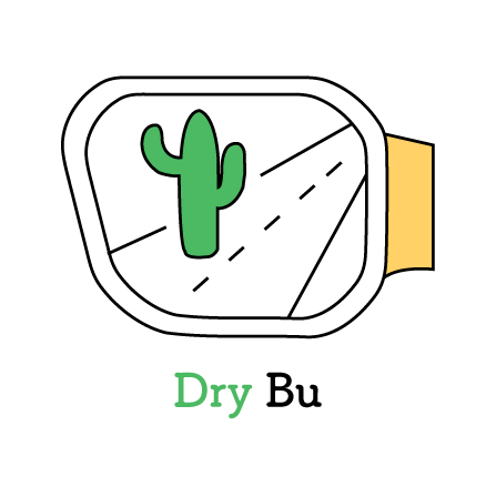 Bu+Drive(運転)+Dry(乾燥)