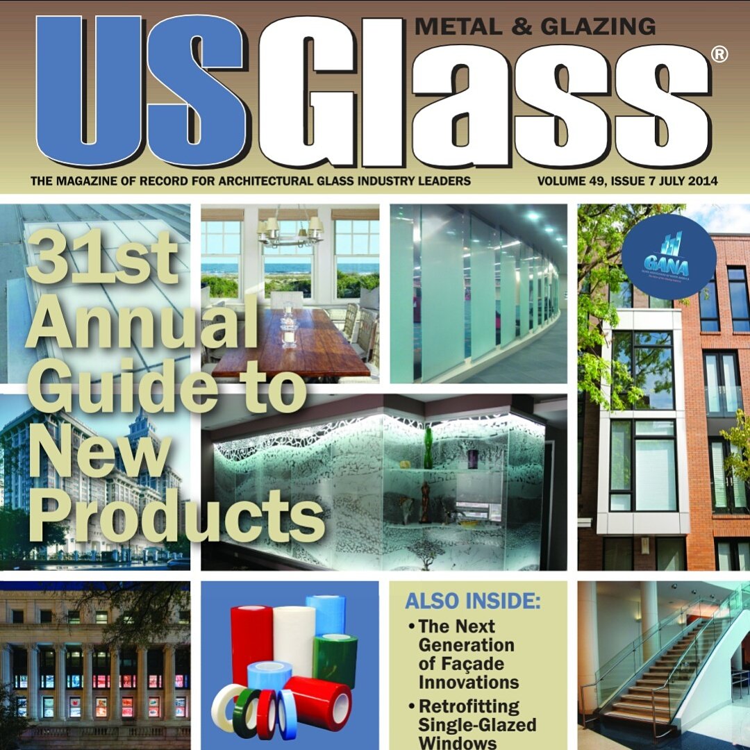 Glass Restoration Inc. featured in USGlass Magazine — the national trade publication of the American glass industry recognizing Barry Barbas and Glass Restoration Inc. as a leading glass restoration specialist